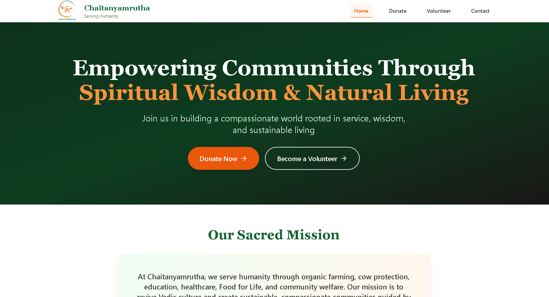 Chaitan yamrutha-Community Empowerment Platform